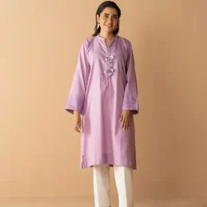 Solid Embroidered Shirt - LDS 875